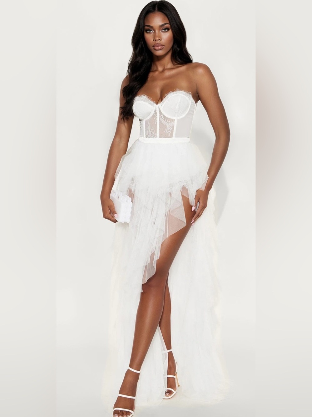 Stunning Nova Luxe Anastasia Tulle Maxi Dress- NWT - Picture 2 of 8